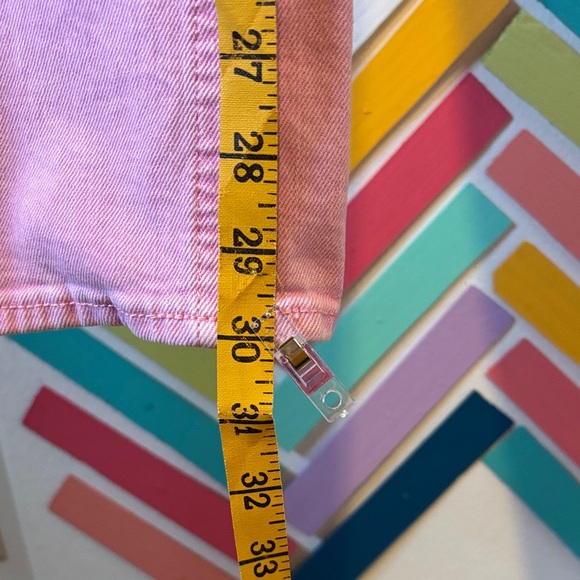 Old Navy Pink Women's Straight Leg Jeans - Picture 7 of 9